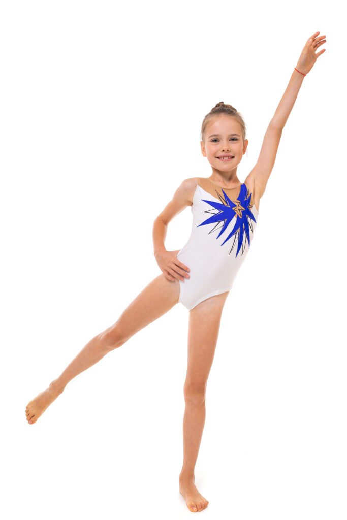 Girl doing arabesque